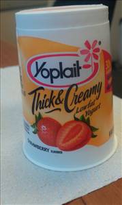 Yoplait Thick & Creamy Lowfat Yogurt - Strawberry