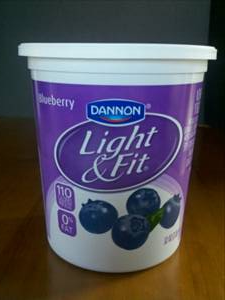 Albertsons Light Fat Free Blueberry Yogurt