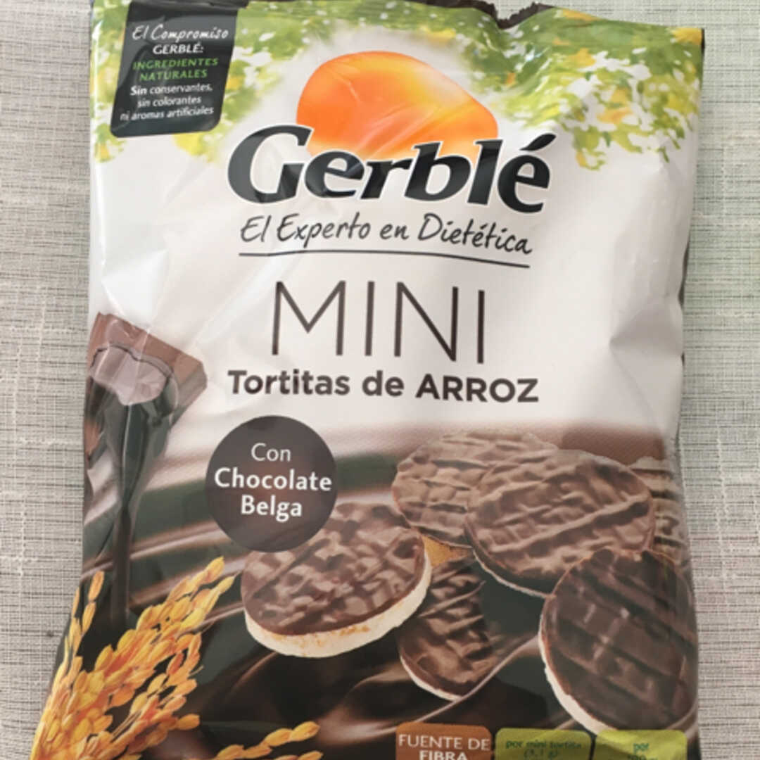 Gerblé Mini Tortitas de Arroz con Chocolate Belga