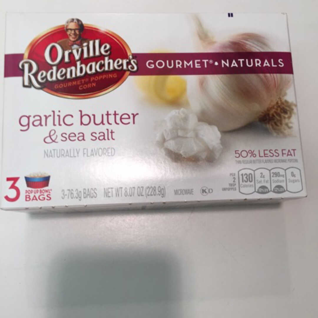 Orville Redenbacher's Gourmet Naturals Garlic Butter & Sea Salt Popcorn