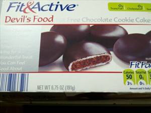 Fit & Active Low Fat Devils Food Cookie Cakes