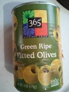 365 Green Ripe Pitted Olives