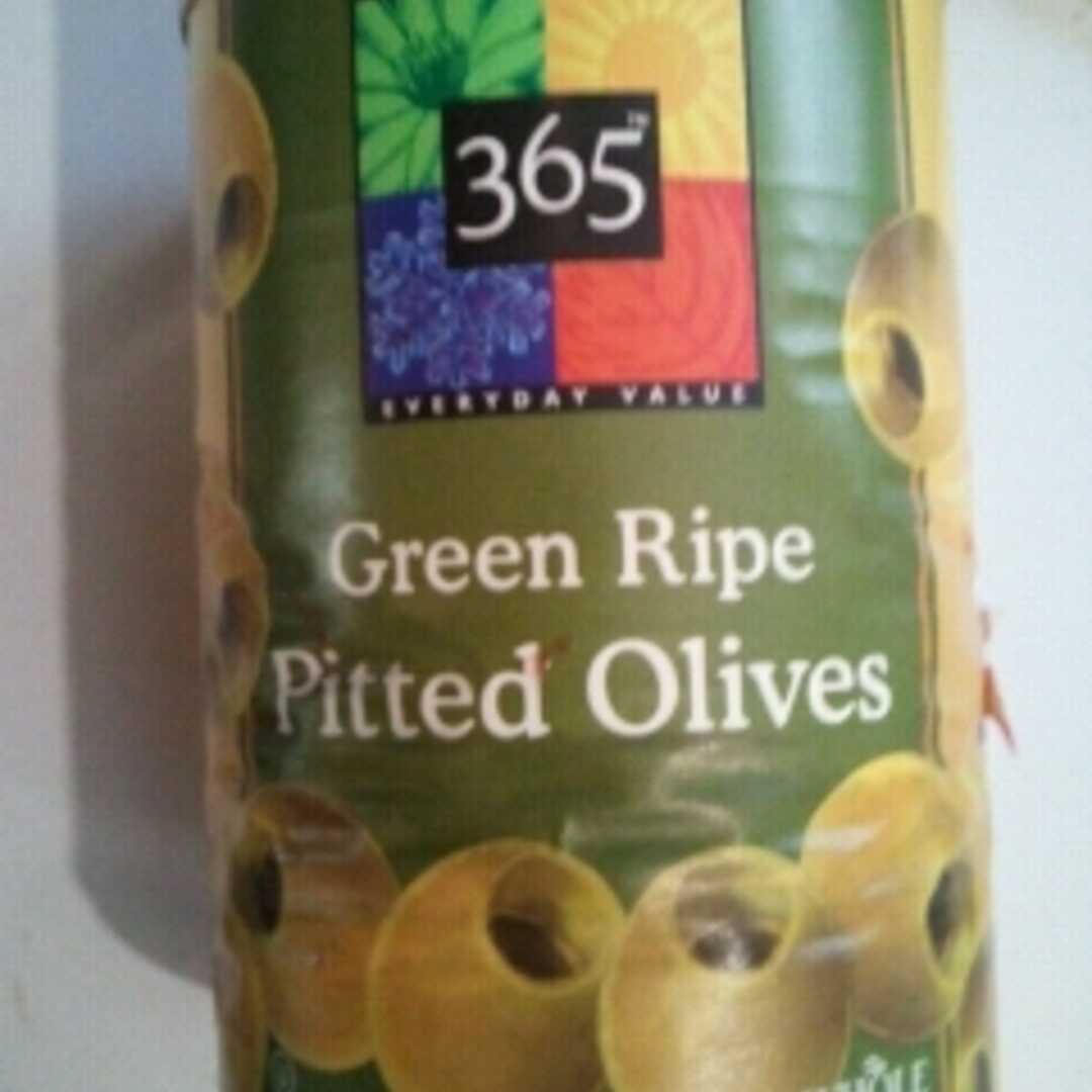 365 Green Ripe Pitted Olives