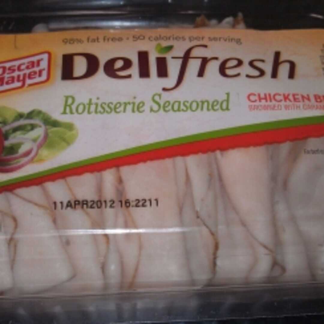 Oscar Mayer Rotisserie Style Shaved Chicken Breast Cold Cuts