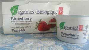 President's Choice Organics Strawberry Fruit on Bottom Yogurt