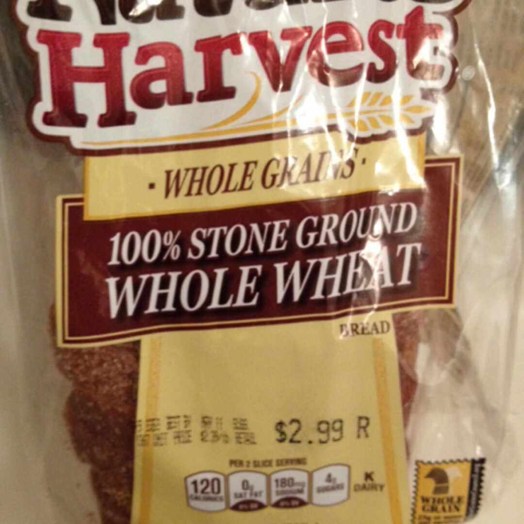 Nature's Harvest 100% Stone Ground Whole Wheat Bread