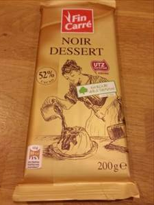 Fin Carré Chocolat Noir Dessert 52%