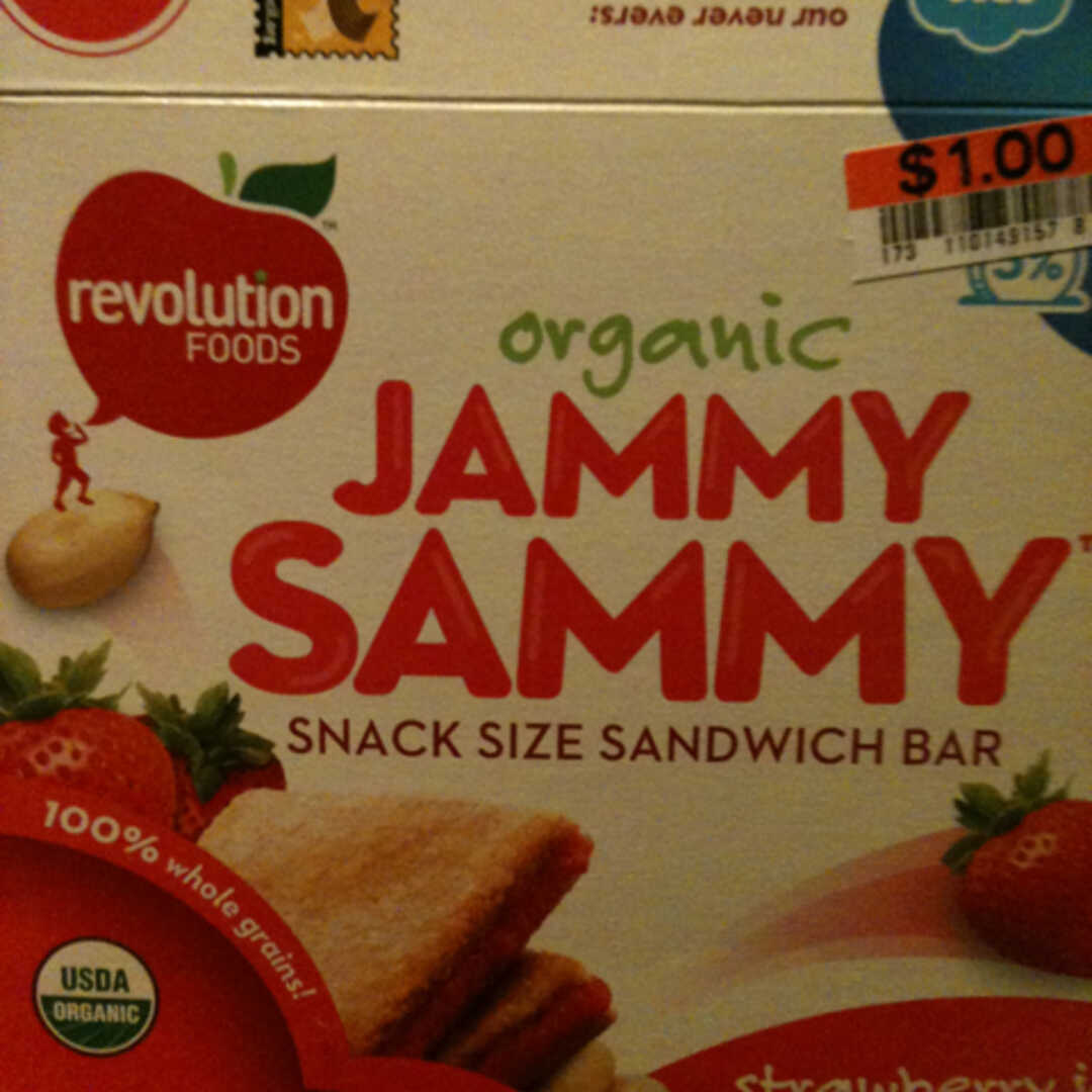 Revolution Foods Organic Jammy Sammy Bar - PB & Strawberry