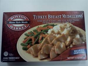 Boston Market Home Style Meals - Turkey Breast Medallions with Mashed Potatoes & Gravy