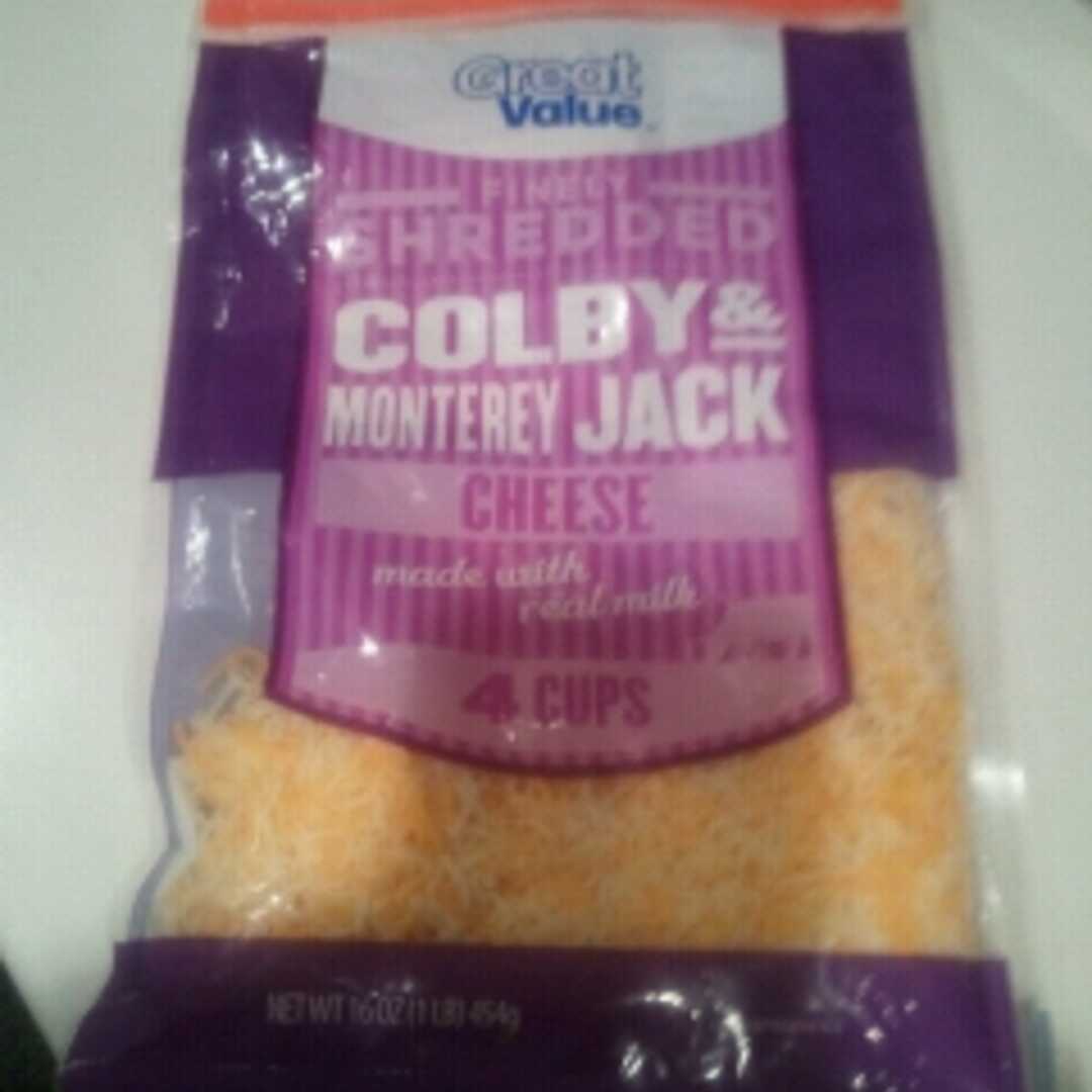 Great Value Fancy Colby & Monterey Jack Cheese Shredded