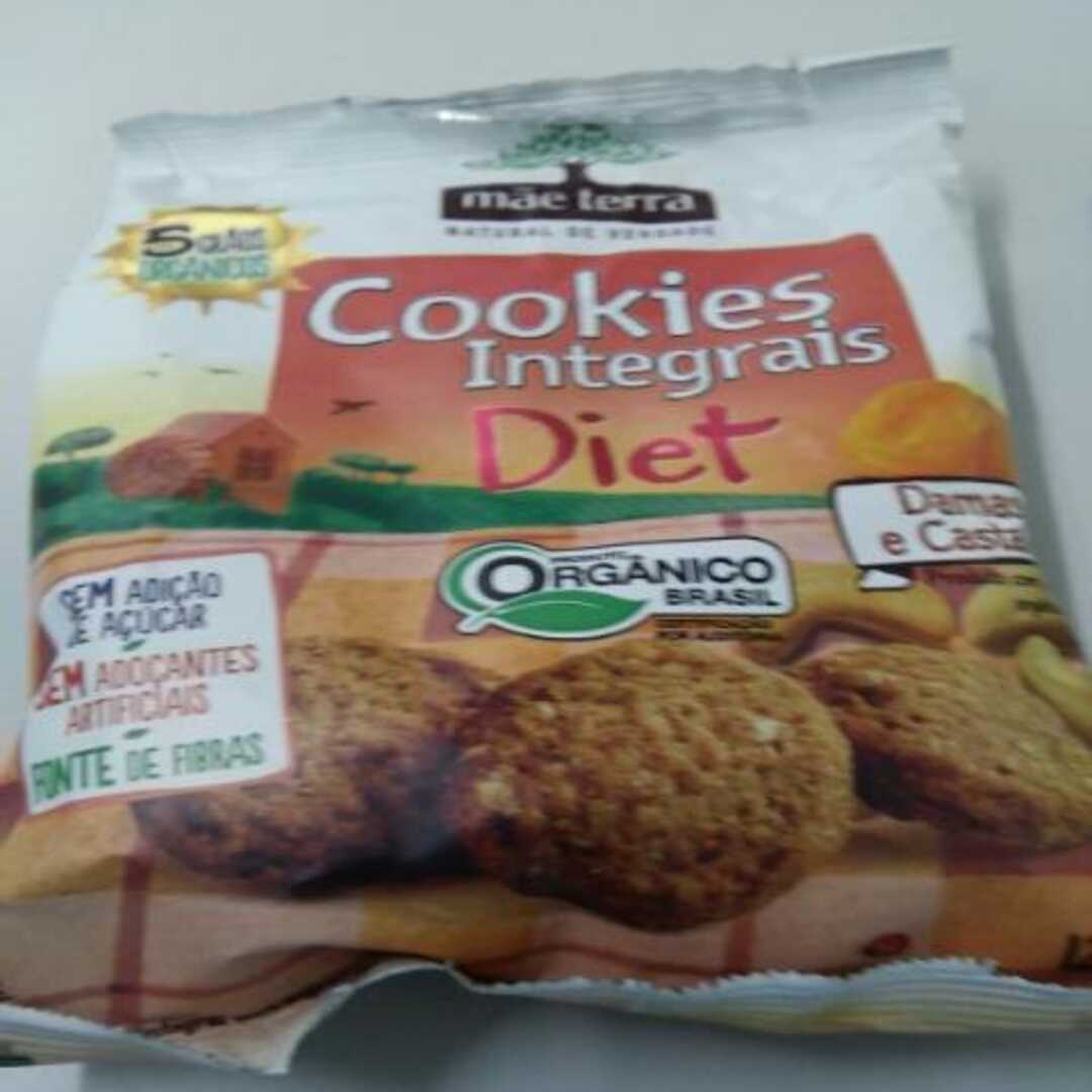 Mãe Terra Cookies Integrais Diet Damasco e Castanhas