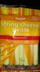 Meijer Low Moisture Part-Skim Mozzarella String Cheese