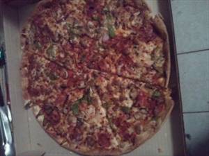 Pizza Hut Supreme - Large Thin 'N Crispy Slice