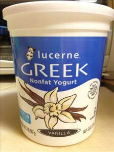 Lucerne Nonfat Greek Yogurt - Vanilla