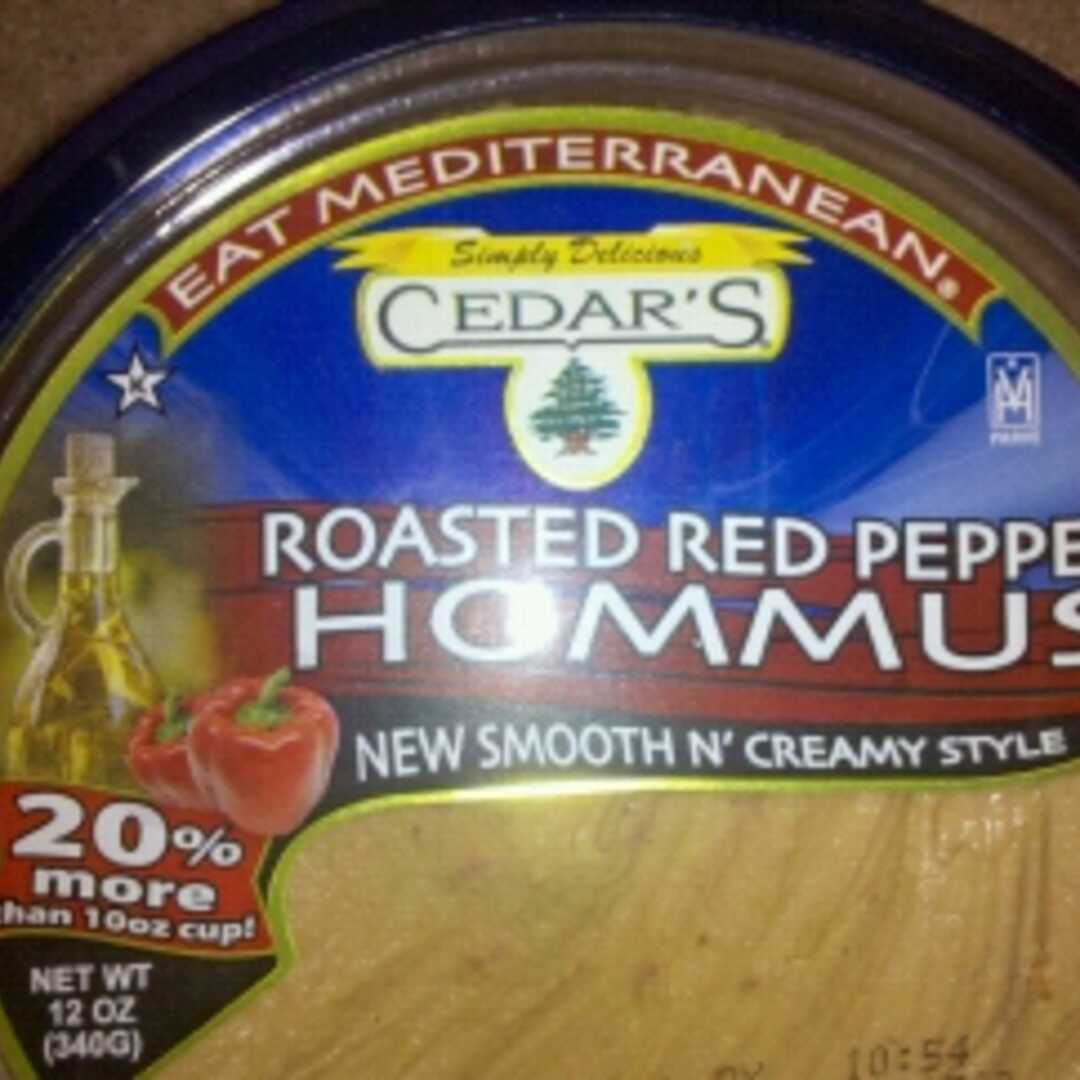 Cedar's Roasted Red Pepper Hommus (Container)
