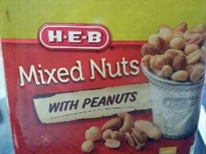 HEB Mixed Nuts with Peanuts
