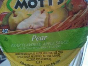 Mott's Pear Flavored Applesauce