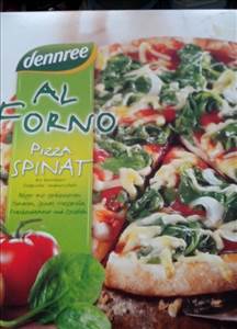 Dennree Al Forno Pizza Spinat
