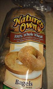 Nature's Own 100% Whole Wheat Bagels