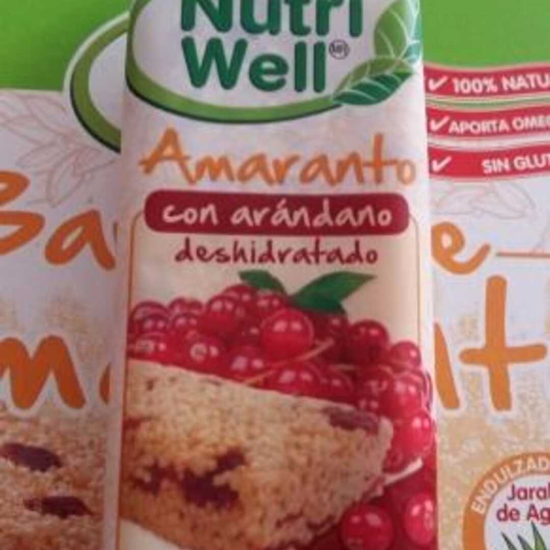 Nutri Well Barra de Amaranto con Arandano