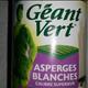 Géant Vert Asperges Blanches Calibre Supérieur