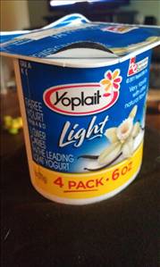 Yoplait Light Fat Free Yogurt - Very Vanilla