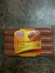 Oscar Mayer Bun-Length Hot Dog