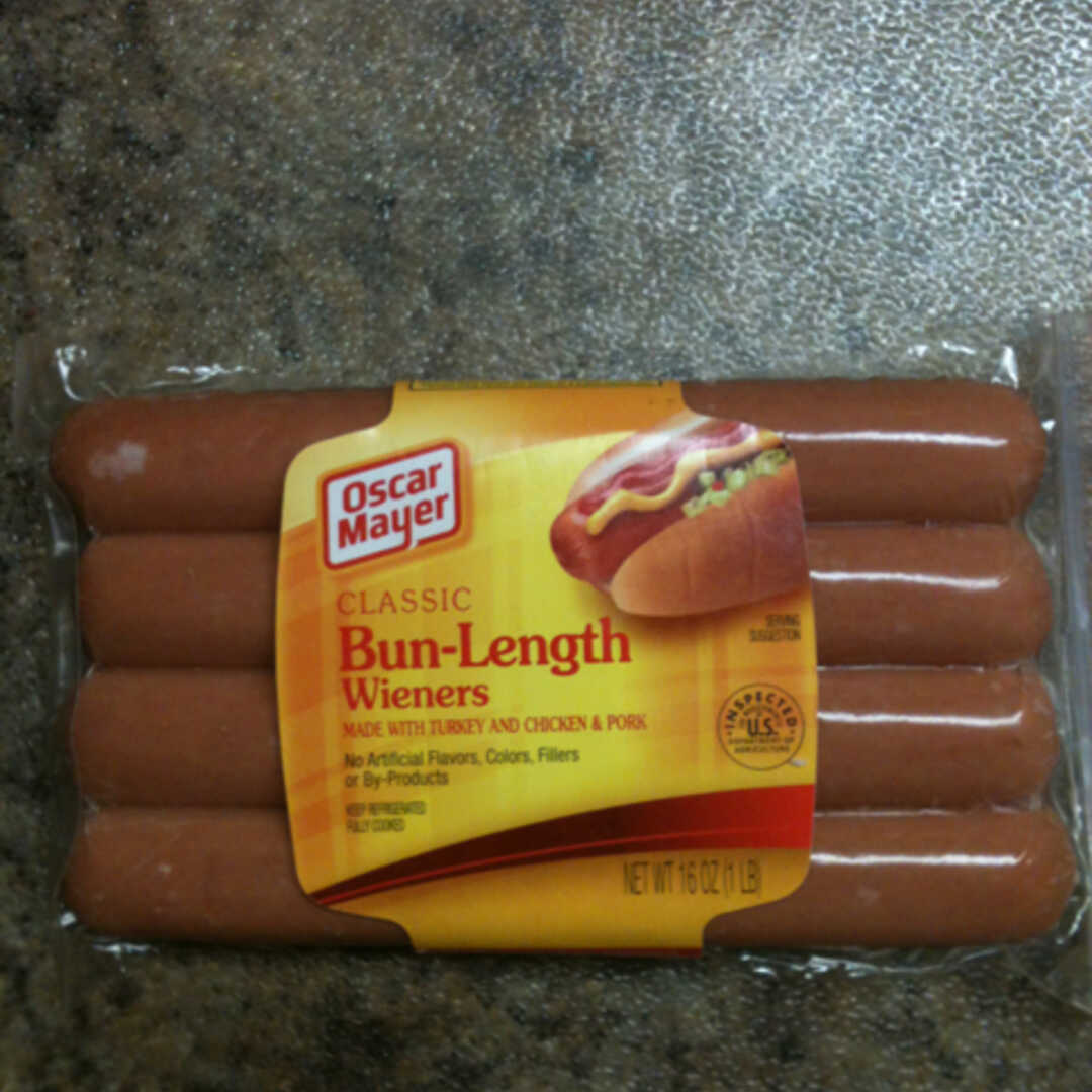 Oscar Mayer Bun-Length Hot Dog