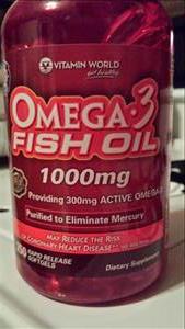 Vitamin World Omega 3 Fish Oil