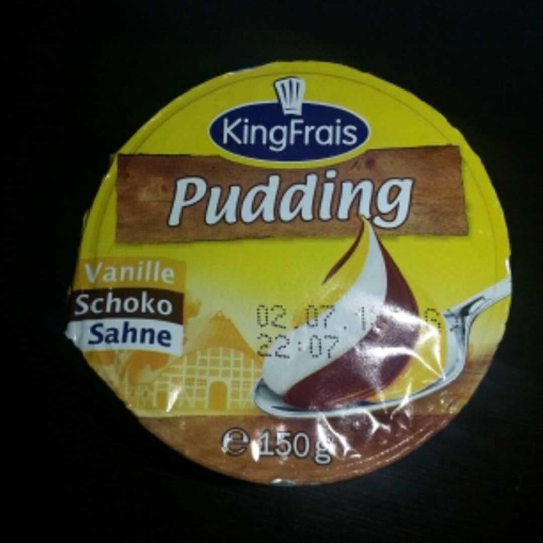 KingFrais Pudding Vanille Schoko Sahne