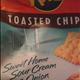 Nabisco Ritz Toasted Chips - Sour Cream & Onion