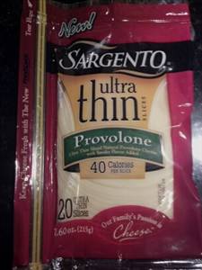 Sargento Ultra Thin Sliced Provolone Cheese