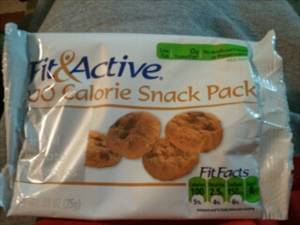 Fit & Active Oatmeal Chocolate Chip Cookies (100 Calorie Snack Pack)