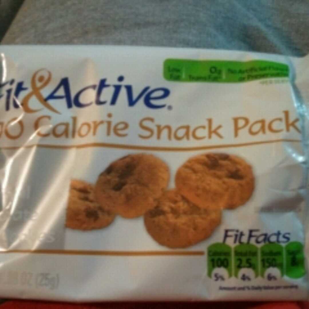 Fit & Active Oatmeal Chocolate Chip Cookies (100 Calorie Snack Pack)