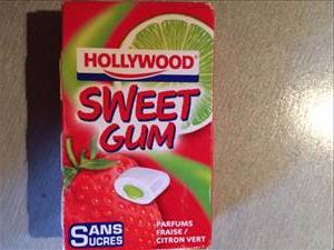 Hollywood Sweet Gum Fraise Citron Vert