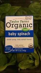 Taylor Organic Baby Spinach