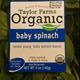 Taylor Organic Baby Spinach