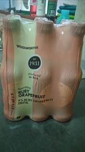 Woolworths Ruby Grapefruit Sparkling Juice