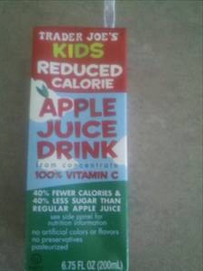 Trader Joe's Kids Reduced Calorie Apple Juice Drink