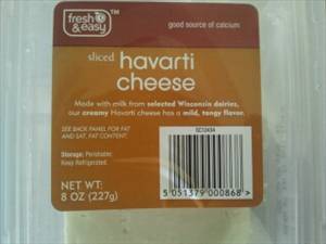 Fresh & Easy Sliced Havarti Cheese