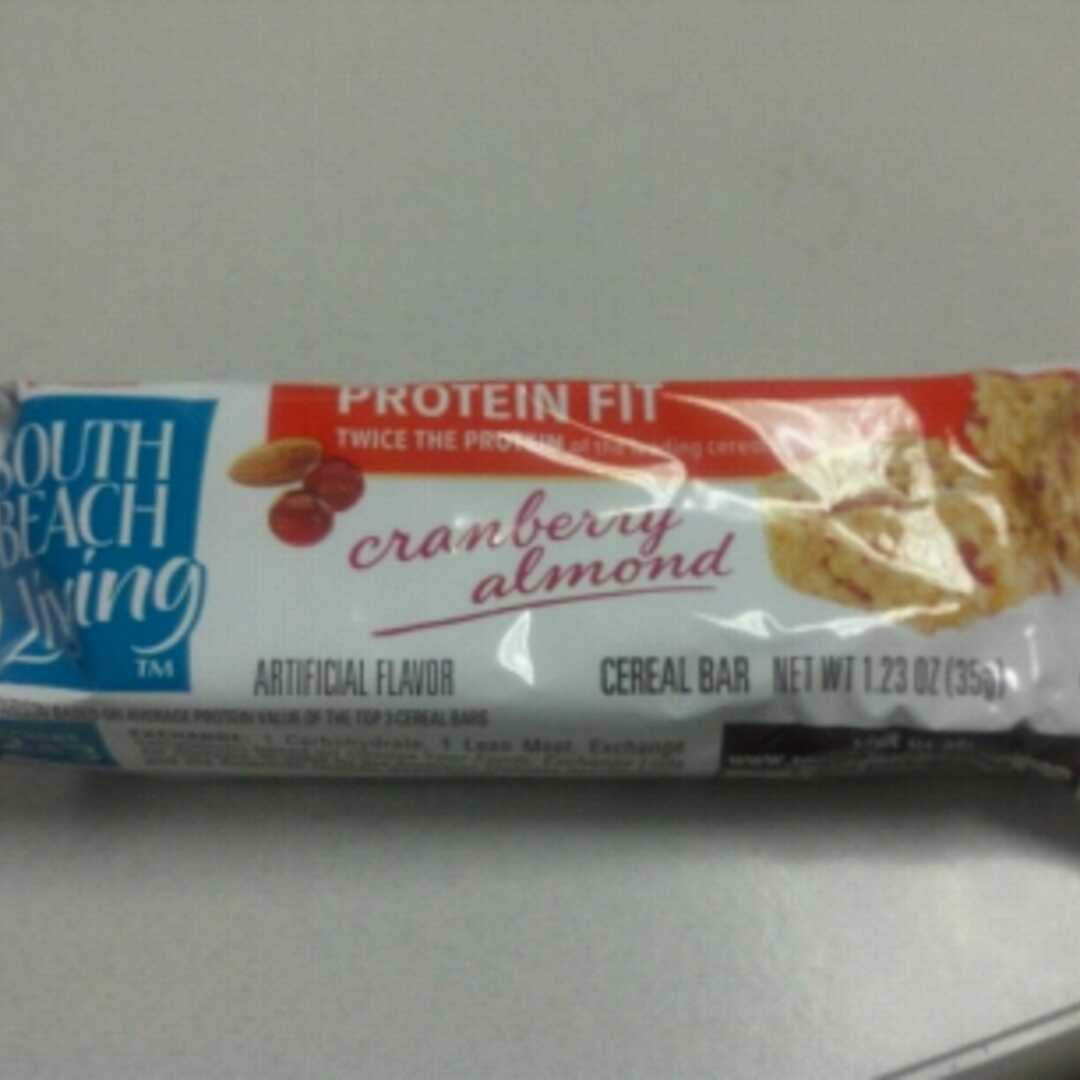 South Beach Diet High Protein Cereal Bar - Cranberry Almond