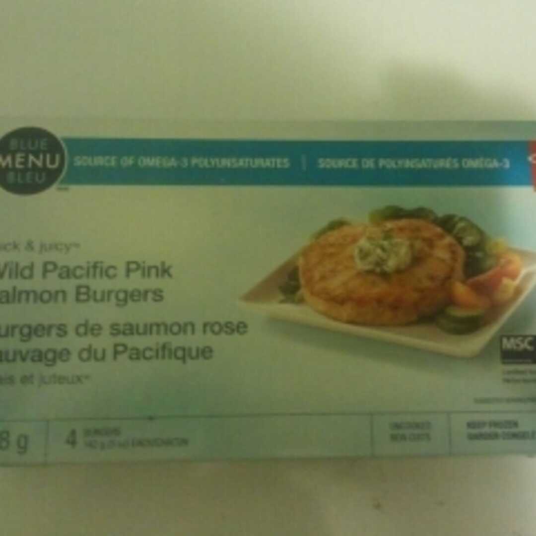 President's Choice Blue Menu Wild Pacific Pink Salmon Burgers