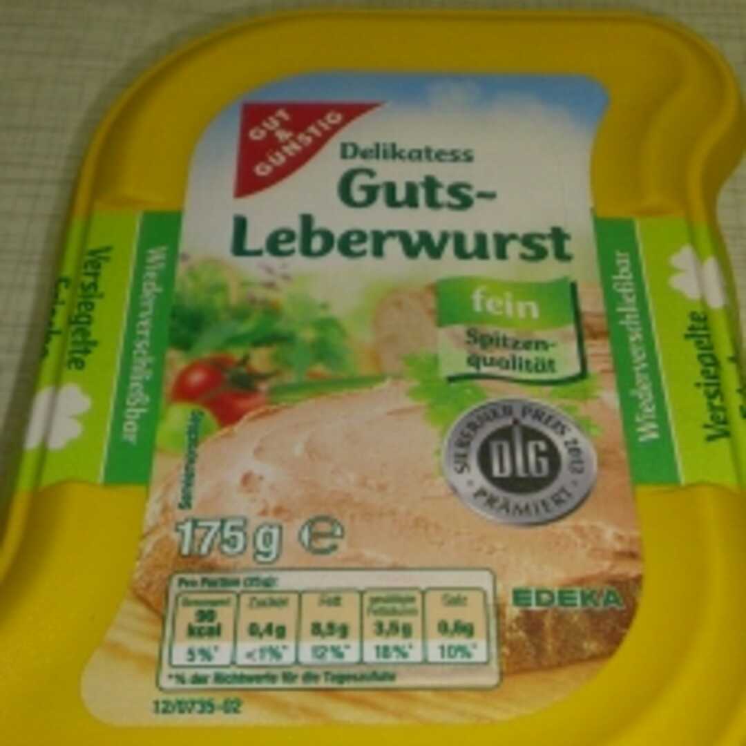 Gut & Günstig Delikatess Gutsleberwurst