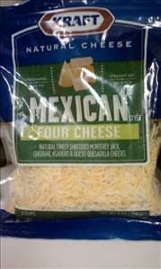 Kraft Mexican Style Four Cheese