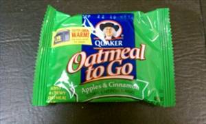 Quaker Oatmeal to Go Bar - Apples & Cinnamon
