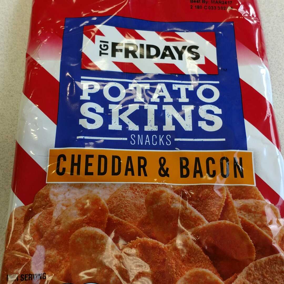 TGI Friday's Cheddar & Bacon Potato Skins Snack Chips