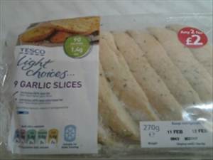 Tesco Light Choices Garlic Slices