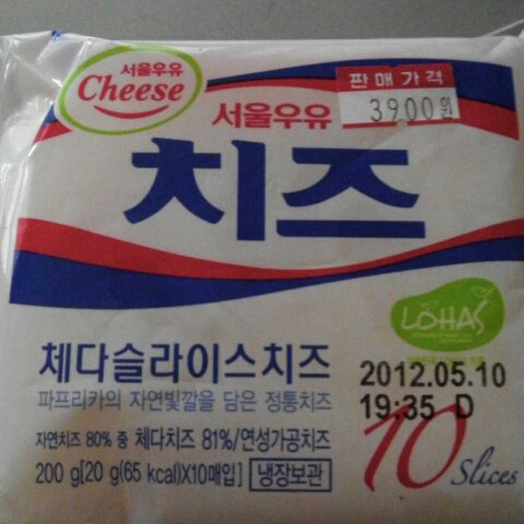 서울우유 체다슬라이스치즈 (18g)