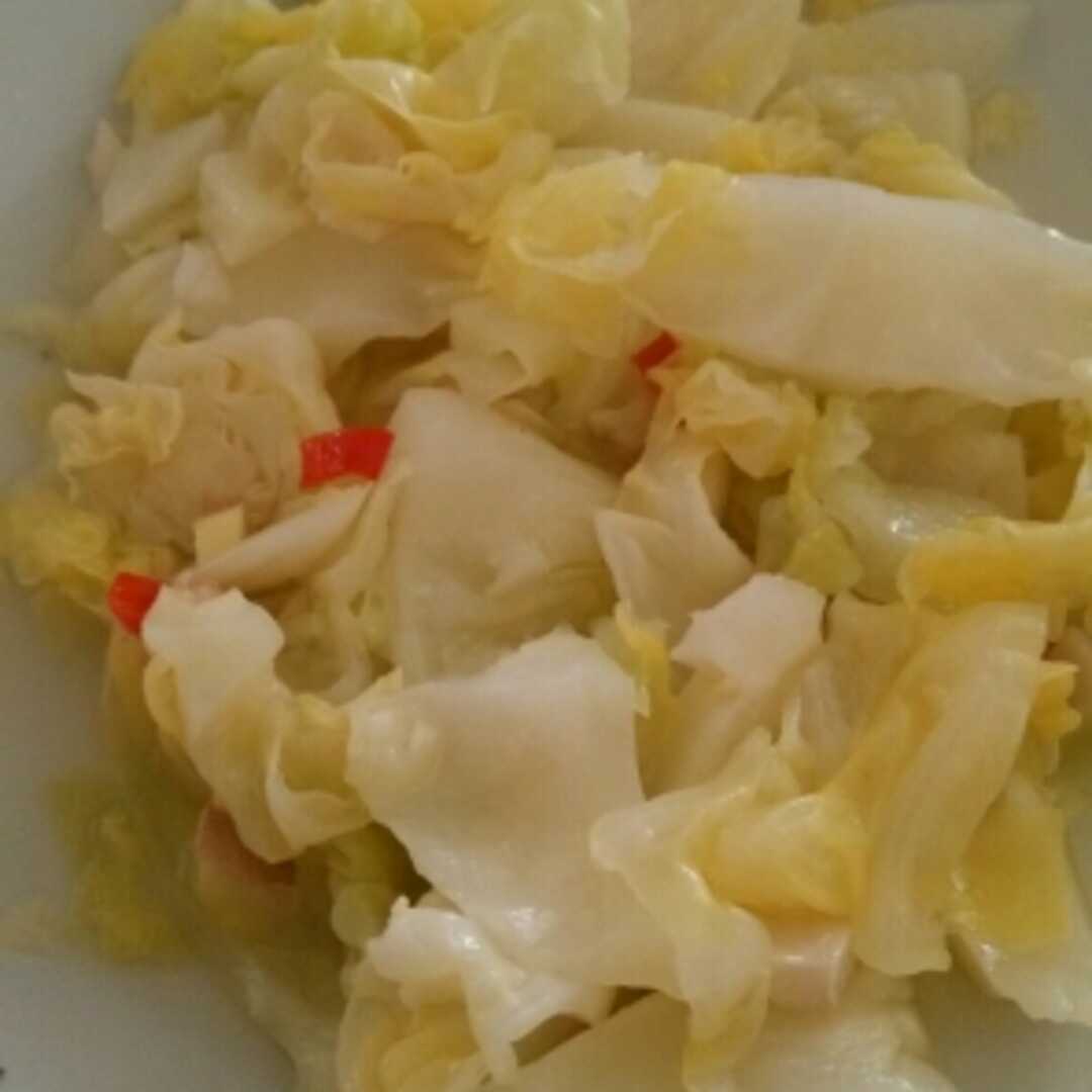 Cooked Green Cabbage