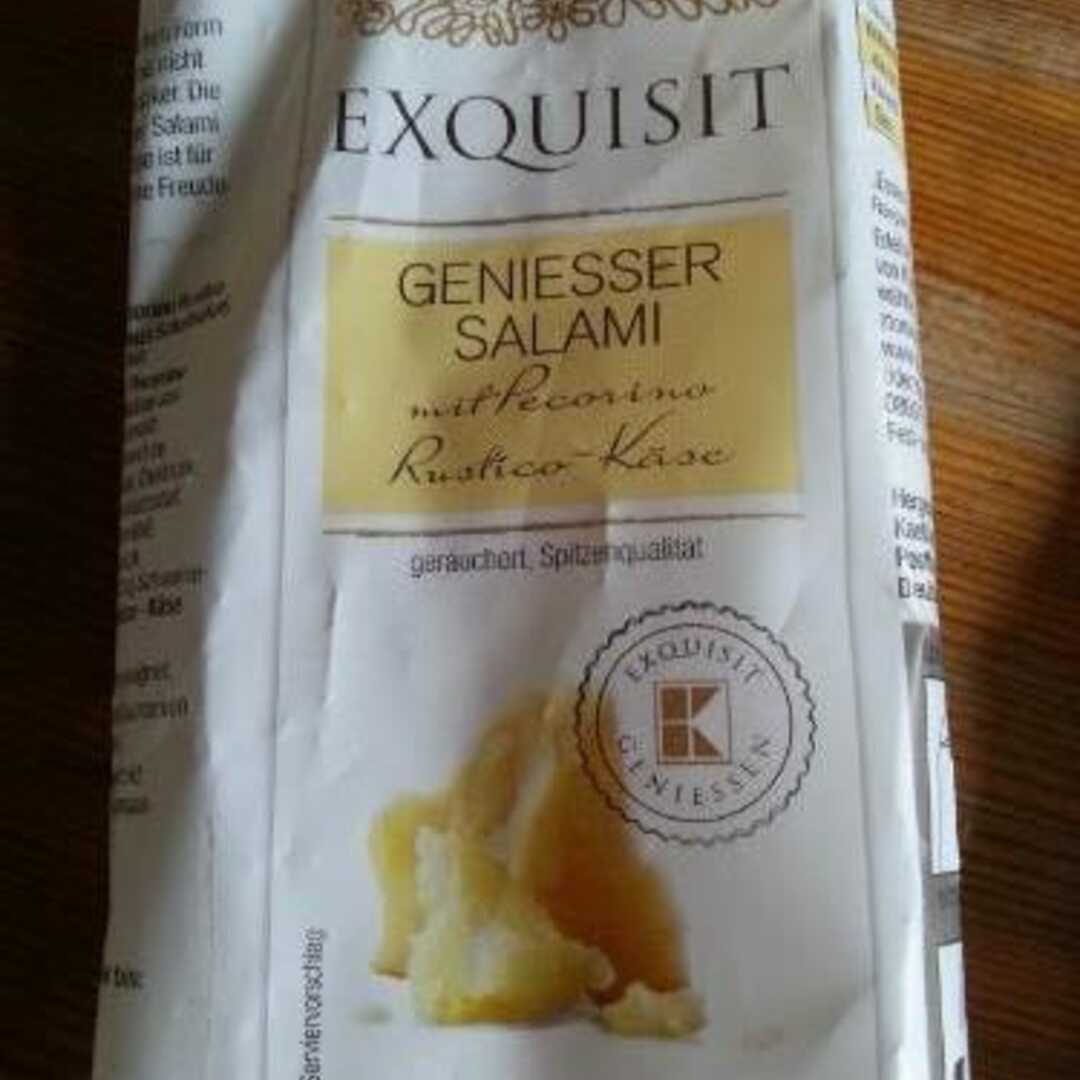 Exquisit Geniesser Salami mit Pecorino Rustico-Käse